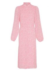 MOSS COPENHAGEN Sukienka "Elanina Rikkelie" w kolorze jasnoróżowym rozmiar: XL. Różowe sukienki damskie Moss Copenhagen, bez wzorów, bez ramiączek. Za 141.19 zł.