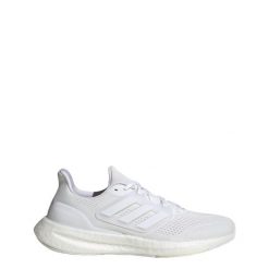 Buty Pureboost 23. Białe obuwie sportowe treningowe Adidas, z materiału, do biegania. Za 649.00 zł.