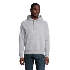 Bluza Unisex Stellar Melange Dla Dorosłych. Szare bluzy damskie SOL'S, m, bez wzorów, z bawełny, z kapturem. Za 158.99 zł.
