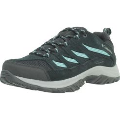 Buty COLUMBIA 2099881CB Niebieski. Niebieskie obuwie trekkingowe damskie Columbia, ze skóry, bez zapięcia. Za 357.99 zł.