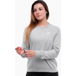 Bluza sportowa damska Nike Essentials Crew FLC. Szare bluzy damskie Nike, bez wzorów, bez kaptura. Za 355.11 zł.