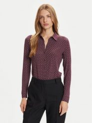 Marc O'Polo Koszula 508 2264 52319 Bordowy Regular Fit. Czerwone koszule damskie Marc O'Polo, xxl, bez wzorów, z wiskozy, bez kołnierzyka, bez ramiączek. Za 429.99 zł.