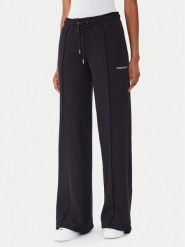 Guess Jeans Spodnie dresowe W5BB04 KC811 Czarny Wide Leg. Czarne spodnie dresowe damskie Guess Jeans, l, z aplikacjami, z bawełny. Za 249.99 zł.
