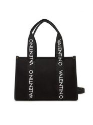 Valentino Torebka Candle VBS7DD01 Czarny. Czarne shopper bag Valentino, bez wzorów, z materiału, bez dodatków. Za 369.99 zł.