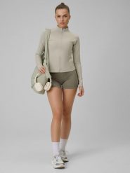 4F Legginsy krótkie treningowe damskie - oliwkowe XL. Brązowe legginsy damskie 4F, xl, bez wzorów, z podwyższonym stanem. Za 79.99 zł.