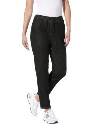 Heine Dżinsy - Regular fit - w kolorze antracytowym rozmiar: 40. Czarne jeansy damskie Heine. Za 100.04 zł.