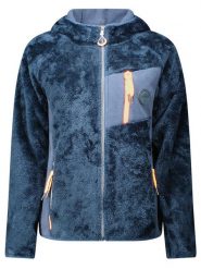 Geographical Norway Kurtka polarowa "Toscana" w kolorze granatowym rozmiar: XXL. Niebieskie kurtki damskie Geographical Norway, xxl, bez wzorów, z polaru, bez kaptura. Za 153.34 zł.