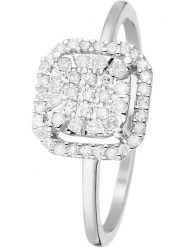 CARATELLI Złoty pierścionek "D'amour et de Tendresse" z diamentami rozmiar: 54. Szare pierścionki damskie CARATELLI, z diamentem, złote. Za 1,599.58 zł.