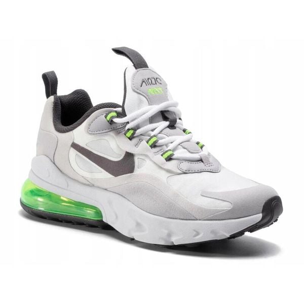 Buty na trening na co dzień damskie NIKE AIR MAX 270 REACT (GS) dla aktywnych. Obuwie sportowe damskie Nike, bez zapięcia, na fitness i siłownię, nike air max. Za 541.00 zł.
