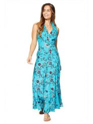 Aller Simplement Sukienka w kolorze turkusowym rozmiar: 42. Niebieskie sukienki damskie Aller Simplement, bez wzorów, z wiskozy, klasyczne, bez ramiączek. Za 82.99 zł.