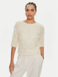Bruuns Bazaar Bluzka Ignas BBW3960 Écru Regular Fit. Bluzki damskie Bruuns Bazaar, xs, bez wzorów, z syntetyku, bez kołnierzyka, bez ramiączek. Za 219.99 zł.