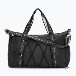 Torba treningowa Cardio Bunny HCB-525 black. Czarne torby sportowe Cardio Bunny, bez wzorów, z materiału. Za 79.99 zł.