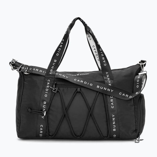Torba treningowa Cardio Bunny HCB-525 black. Czarne torby sportowe Cardio Bunny, bez wzorów, z materiału. Za 79.99 zł.