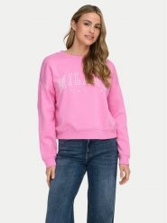 ONLY Bluza 15254183 Granatowy Loose Fit. Niebieskie bluzy damskie Only, s, bez wzorów, z bawełny, bez kaptura. Za 109.99 zł.