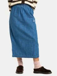 Quiksilver Spódnica jeansowa Yukon EQWWK03028 Granatowy Regular Fit. Niebieskie spódnice damskie Quiksilver, s, bez wzorów, z bawełny. Za 299.99 zł.