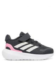 Adidas Sneakersy Runfalcon 5 JQ8670 Szary. Szare buty sportowe dziewczęce Adidas, bez wzorów, z materiału, bez zapięcia. Za 149.99 zł.
