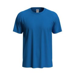Koszulka Unisex Dla Dorosłych Z Klasycznym, Organicznym Dekoltem. Niebieskie bluzki damskie Stedman, xl, bez wzorów, bez kołnierzyka, bez ramiączek. Za 54.99 zł.