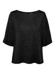 Vero Moda Bluzka w kolorze czarnym rozmiar: XS. Czarne bluzki damskie Vero Moda, xs, bez wzorów, bez kołnierzyka, bez ramiączek. Za 30.71 zł.
