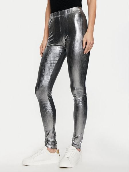 Karen by Simonsen Legginsy Regitze 10105220 Srebrny Slim Fit. Szare legginsy damskie Karen by Simonsen, l, bez wzorów, z syntetyku. Za 149.99 zł.