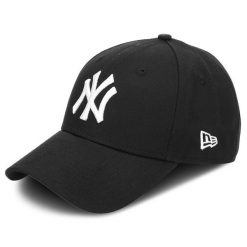 Czapka z daszkiem New Era. Czarne czapki z daszkiem damskie New Era, bez wzorów. Za 109.99 zł.
