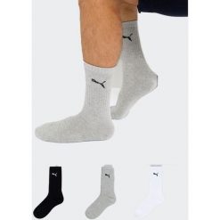 Skarpety Puma Sport 3 pack. Białe skarpetki damskie Puma, bez wzorów. Za 36.90 zł.