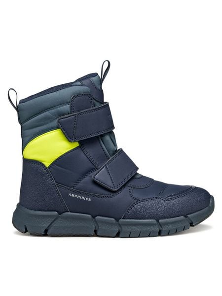 Geox Śniegowce J Flexyper B Abx J169XC 0FU50 C0700 D Granatowy. Niebieskie buty zimowe chłopięce Geox, z materiału, bez zapięcia. Za 289.99 zł.