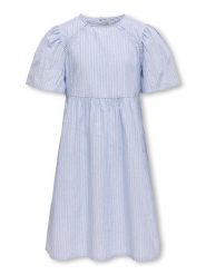 Kids ONLY Sukienka codzienna Daimi 15345851 Błękitny Regular Fit. Niebieskie sukienki dziewczęce Kids Only, bez wzorów, z bawełny. Za 69.99 zł.