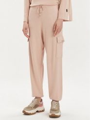 Liu Jo Spodnie dzianinowe Ecs Pant. Maglia Lung TA4044 MS49I Różowy Regular Fit. Czerwone spodnie materiałowe damskie Liu Jo, bez wzorów, z dzianiny. Za 339.99 zł.