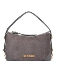 LOVE MOSCHINO Torebka JC4091PP1PLD101A Szary. Szare torebki klasyczne damskie Love Moschino, ze skóry, bez dodatków. Za 879.99 zł.