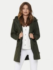 ONLY Kurtka przeciwdeszczowa Sally 15206116 Zielony Regular Fit. Zielone kurtki damskie Only, xs, bez wzorów, z syntetyku, bez kaptura. Za 149.99 zł.