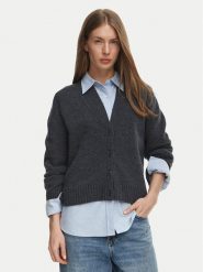 Tommy Hilfiger Kardigan Blend WW0WW52309 Szary ciemny Regular Fit. Szare kardigany damskie Tommy Hilfiger, xl, bez wzorów, z kaszmiru. Za 1,099.00 zł.