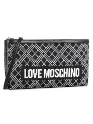 LOVE MOSCHINO Torebka JA28173G0OIA0000 Czarny. Czarne torebki klasyczne damskie Love Moschino, z materiału, bez dodatków. Za 649.00 zł.