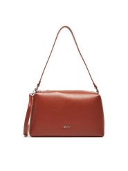 JENNY Torebka C-JNY-M-005-08 Brązowy. Brązowe torebki klasyczne damskie Jenny, z materiału, bez dodatków. Za 119.99 zł.
