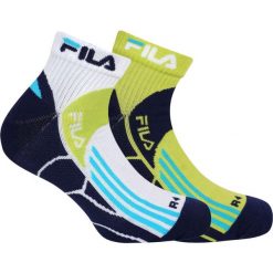 Fila 2-pack Quarter Running skarpety Acid 35-38. Niebieskie skarpetki damskie Fila, bez wzorów. Za 136.99 zł.