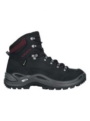 LOWA Skórzane buty turystyczne "Renegade GTX Mid Ws" w kolorze czarnym rozmiar: 39,5. Czarne obuwie trekkingowe damskie Lowa, z gore-texu, bez zapięcia. Za 746.74 zł.