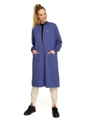 Made of emotion Bluza w kolorze niebieskim rozmiar: L. Niebieskie bluzy damskie Made Of Emotion, l, bez wzorów, bez kaptura. Za 174.95 zł.