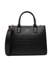 Beverly Hills Polo Club Torebka EO-BHPC-S-002-09 Czarny. Czarne kuferki damskie Beverly Hills Polo Club, z materiału, bez dodatków. Za 349.99 zł.