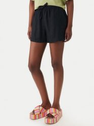 Roxy Szorty materiałowe Lekeitio Break ERJNS03490 Czarny Regular Fit. Czarne szorty damskie Roxy, bez wzorów, z materiału. Za 169.99 zł.