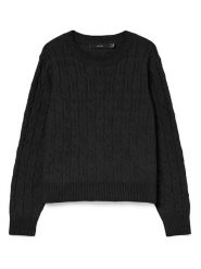 Vero Moda Sweter w kolorze czarnym rozmiar: S. Czarne swetry klasyczne damskie Vero Moda, s, z materiału, bez kołnierzyka. Za 86.99 zł.