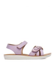 DeeZee Sandały CEO-S3S16619 Fioletowy. Fioletowe sandały dziewczęce DeeZee, z materiału, bez obcasa, bez zapięcia. Za 69.99 zł.