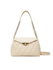 Valentino Torebka Frisia VBS9BA09 Écru. Torebki wieczorowe damskie Valentino, bez wzorów, ze skóry, bez dodatków. Za 489.99 zł.