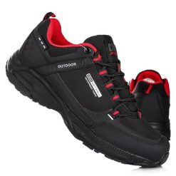 Buty damskie sportowe trekkingowe DK PREDATOR SOFTSHELL. Czarne obuwie sportowe damskie DK, z softshellu, bez zapięcia, trekkingowe. Za 169.00 zł.
