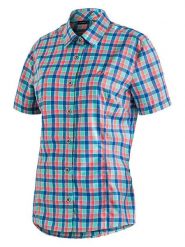 Maier Sports Koszula funkcyjna "Philina" w kolorze niebiesko-turkusowo-czerwonym rozmiar: 42. Czerwone koszule damskie Maier Sports, bez wzorów, z materiału, sportowe, bez kołnierzyka, bez ramiączek. Za 122.96 zł.