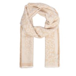 Szal Guess. Brązowe szaliki damskie Guess, z aplikacjami. Za 234.99 zł.