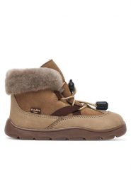 Froddo Śniegowce G3110258-2 M Beżowy. Brązowe kozaki dziewczęce Froddo, bez wzorów, z nubiku, bez obcasa, bez zapięcia. Za 464.99 zł.