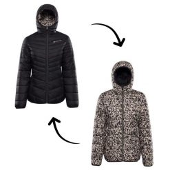 Damska kurtka z kapturem Alpine Pro Eroma. Brązowe kurtki damskie Alpine Pro, bez wzorów, z puchu, z kapturem. Za 319.00 zł.