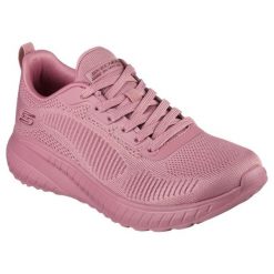 Buty do chodzenia damskie Skechers 117209SAGE. Czerwone obuwie sportowe damskie Skechers, z materiału, bez zapięcia, trekkingowe, Skechers Sport. Za 362.00 zł.