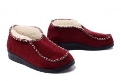 ADANEX FBP9 FUSSBETT 17013 BO/CZ bordo, kapcie damskie. Czerwone kapcie damskie Adanex. Za 95.99 zł.