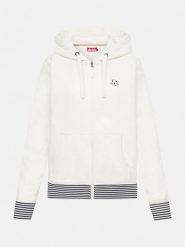 Derbe Bluza w kolorze kremowo-czarnym rozmiar: L. Brązowe bluzy damskie Derbe, l, bez wzorów, z bawełny, bez kaptura. Za 183.15 zł.