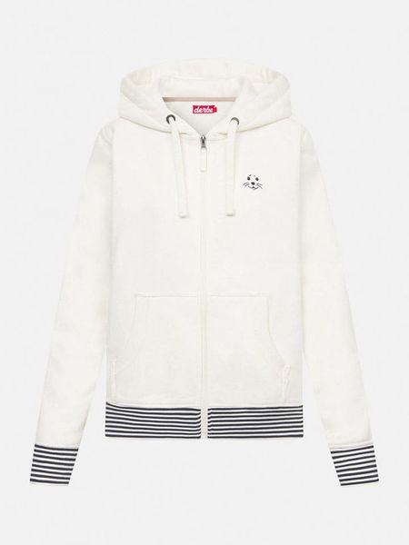 Derbe Bluza w kolorze kremowo-czarnym rozmiar: S. Brązowe bluzy damskie Derbe, s, bez wzorów, z bawełny, bez kaptura. Za 184.95 zł.